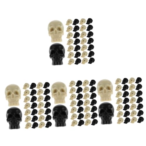 STOBAZA 400 STK Halloween-schädel Skelett Figur Halloween-Skelett Mini-Halloween-Figuren Halloween-schreibtischdekoration Mini-schädelköpfe Miniatur-skelettkopf Mini-skelettmodell Plastik von STOBAZA