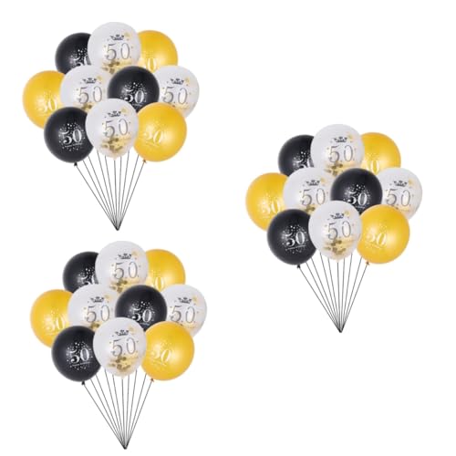 STOBAZA 45 Stk Luftballons Partydekorationen zum 18. Geburtstag Alles zum Geburtstag Briefballons zahlen luftballon Zahlenballons Partyzubehör Ballon für die Party von STOBAZA