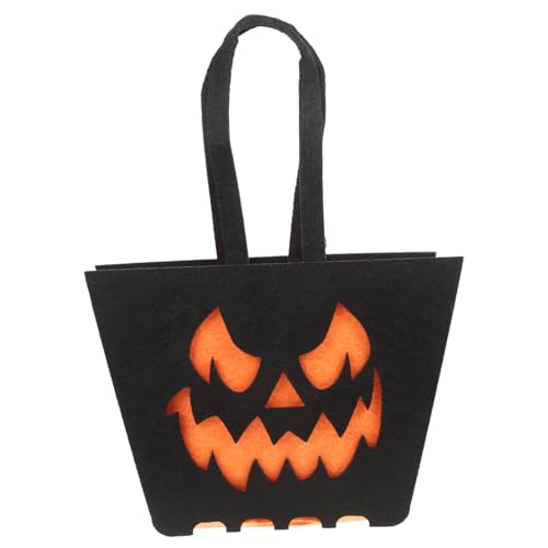 STOBAZA 5st Halloween-süßigkeitsbeutel Halloween-einkaufstasche Süßigkeiten-geschenktüten Tasche Für Halloween-süßigkeiten Halloween-partygeschenke Halloween-party-goodie-bags Black Vlies von STOBAZA