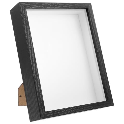 STOBAZA 8. 6 X 6. 6-Zoll-Shadow-Box-Rahmen-Vitrine – 3D-Bilderrahmen Mit Shadow-Box Aus Holz Vitrinen Geeignet Für Fotos Trockenblumen Erinnerungsstücke Tickets von STOBAZA