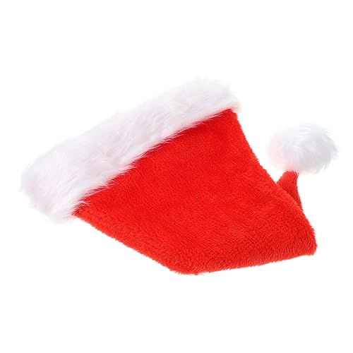 STOBAZA Dicker üsch Weihnachtsmann Hut Für Erwachsene Klassische Weihnachtsmütze Festliche Nikolausmütze Für Weihnachten Und Partys Weihnachtsaccessoire Für Die Ganze von STOBAZA