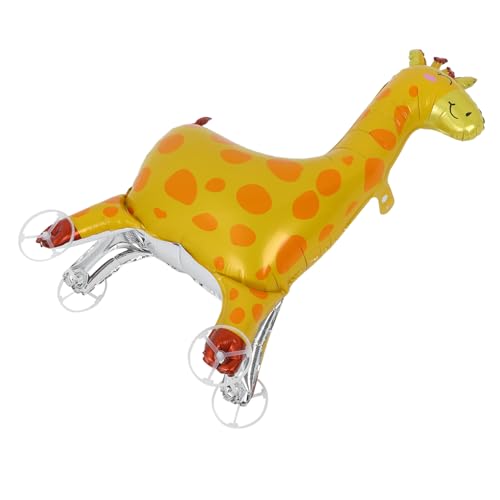 STOBAZA Giraffen Luftballons Dschungel Motto Party Dekoration Aufblasbare Giraffen Geburtstagsparty Versorgung Niedliche Cartoon Giraffe Dekoration Tierdruck Ballon von STOBAZA