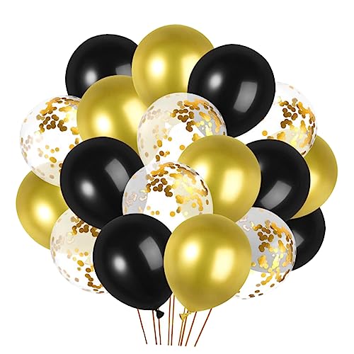 STOBAZA Latex Ballons Set Für Geburtstagsfeiern Bunte Transparente Konfetti Ballons Für Party Dekorationen Hochzeiten Und Feiern von STOBAZA