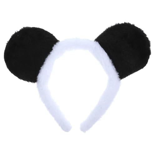 STOBAZA Panda Ohr Stirnband Tiere Ohr Schmücken Festival Kopfschmuck Dekor Cosplay Stirnbänder Kopfstück Requisite Cosplay Kostüm Stirnband Party Cosplay Stirnband Schöne Panda von STOBAZA