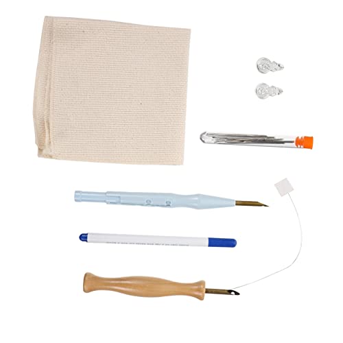 1 Satz Spaß machen Nähset Stickpackungen selber machen Nadelfilzen Starter-Kit Stanznadelwerkzeug Webset portable sticken für anfänger Sewing tools Nähnadel Kreuzstichnadel Plastik STOBOK von STOBOK