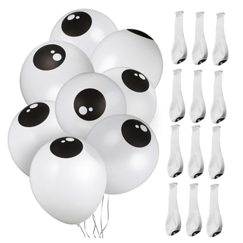 200 Stück Halloween Augenball Luftballons Ballon Augapfel Halloween Luftballons Zombie Luftballons Monster Ballon Halloween Ballon Girlande Augenballon Party Ballons STOBOK von STOBOK