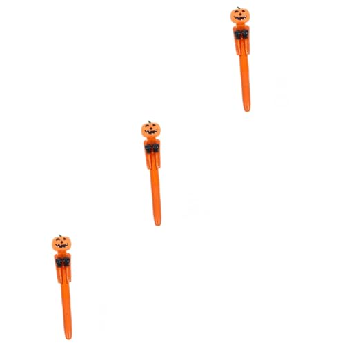 3St Box-Kugelschreiber Halloween Stift Niedlicher Kürbis Stift Halloween-Gel-Tintenstifte Halloween-Stift Kinderspielzeug Spielzeuge tragbare entzückende lustige Abs STOBOK von STOBOK