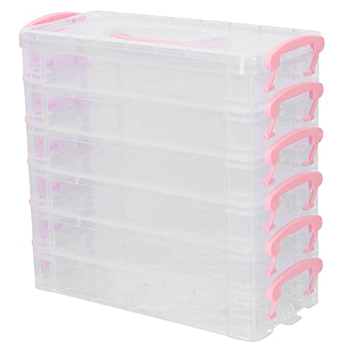 6 Pack stapelbar transparent Bleistift Box, 21.5x10x4cm, Bürobedarf Lagerung Veranstalter Box, Tragbare Und Abnehmbare Stifte Organizer für Schreibwaren Aquarellstifte Pinselmalstifte Zeichnungs Werk 6 Pack stapelbar transparent Bleistift Box, 21.5x10x4cm, Bürobedarf Lagerung Veranstalter Box, Tragbare Und Abnehmbare Stifte Organizer für Schreibwaren Aquarellstifte Pinselmalstifte Zeichnungs Werk von STOBOK