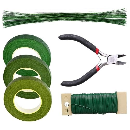 STOBOK 1 DIY-Werkzeuge für Blumen Blütenstielschneider dekoratives Klebeband Drahtstiele Blumenschere Blumenband double sided tape klebefolie doppelseitig Blumenstieldraht Green von STOBOK