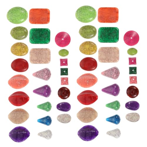 STOBOK 1 Pack Feine Acrylperlen DIY Lose Perlen Für Armbänder Schmuckherstellung Bunte Beads Für Armbänder Halsketten Und Ohrringe Ideal Für Kreative Bastelprojekte von STOBOK