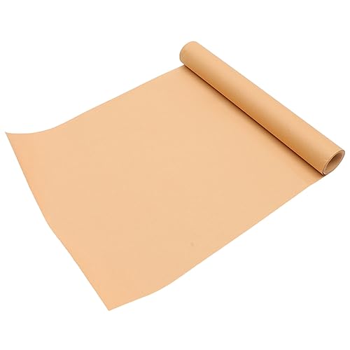 STOBOK 1 Rolle Geschenkpapier Metzgerpapier Poster braunes Tonpapier Bastelpapier kreativpapier paketpapier vellum Geschenkverpackung braunes Papier Geschenkverpackungspapier Light Brown von STOBOK