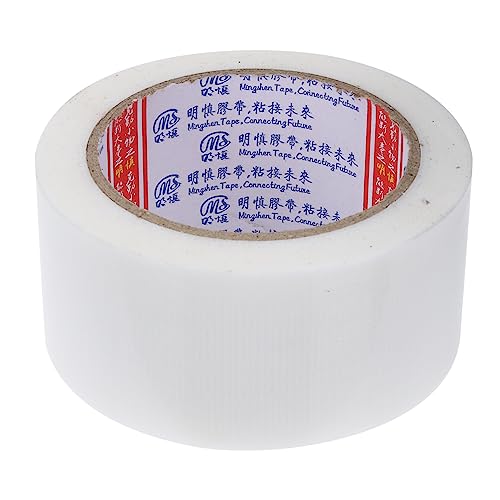 STOBOK 1 Rolle Gesundheits band packing tape paketband verpackungsband Dichtungsband für Kabelbandage Wohnung werkzeug Klebeband zur Montage Aushärtungsband synthetisches Polyethylen Weiß von STOBOK