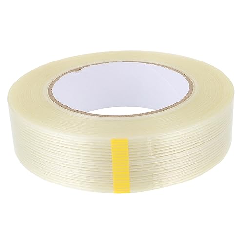 STOBOK 1 Rolle Glasband packing tape paketband durchsichtiges klebeband packaging tape Heizband für Sublimation strapazierfähige Klebestreifen Versandklebeband Klettband Glasfaser Khaki von STOBOK