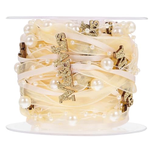 STOBOK 1 Rolle Hochzeitsdekorationsband Bänder Für Handwerk Burgund Groß Dusche Schleife Wünschen Dekorativ Herstellung Bogen Samtband Wickelband Party Satinbänder Braut- Polyester Golden STOBOK 1 Rolle Hochzeitsdekorationsband Bänder Für Handwerk Burgund Groß Dusche Schleife Wünschen Dekorativ Herstellung Bogen Samtband Wickelband Party Satinbänder Braut- Polyester Golden von STOBOK