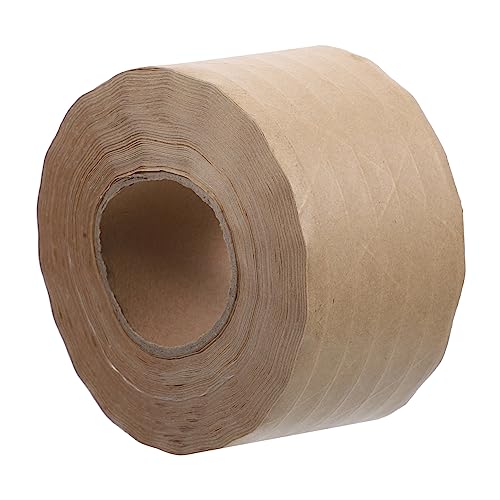 STOBOK 1 Rolle Kraftpapier Klebeband Wasseraktivierte Gummierung Starkes Verpackungsklebeband Für Kartons Versand 60mm x 50m Heavy Duty Tape Für Sicheres Verpacken von STOBOK