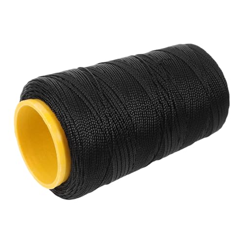 STOBOK 1 Rolle Nähgarn Quiltgarn Nähen Faden Für Nähmaschine Häkelgarn Nähzubehör Und Zubehör Stickgarn Selber Machen Strickfaden Diy-quiltgarn Garnrolle Faden Zum Quilten Nylon Black von STOBOK