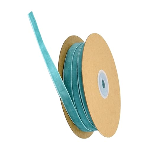 STOBOK 1 Rolle Unelastisches Dekorationsband 1 Cm Breit Blau Ideal Für DIY Projekte Geschenkpakket Haarschmuck Halsketten Und Kreative Bastelideen Perfekt Für Zuhause Und von STOBOK