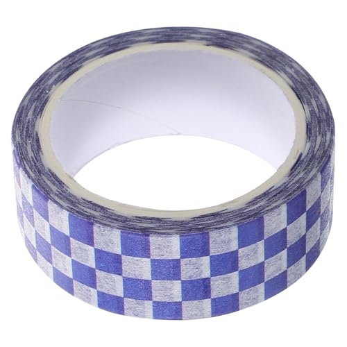 STOBOK 1 Rolle Washi-Tape-Ästhetik Scrapbooking bunt selbst Klebeband dekorativ Tagebuchband Washi Tape kawaii Aufkleber zum Basteln kariertes Band Japanisches Papier STOBOK 1 Rolle Washi-Tape-Ästhetik Scrapbooking bunt selbst Klebeband dekorativ Tagebuchband Washi Tape kawaii Aufkleber zum Basteln kariertes Band Japanisches Papier von STOBOK