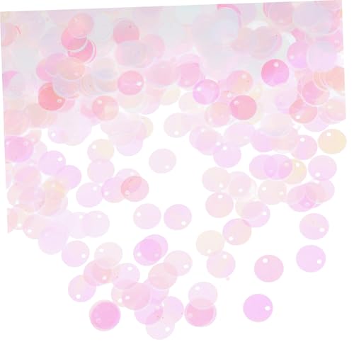 STOBOK 1 Runde Pailletten Party-pailletten-ornament Pailletten Gepunktet Pailletten Schmücken Pailletten Für Diy-schmuck Große Pailletten Kleidung Nähen Pailletten Pvc Transparent von STOBOK