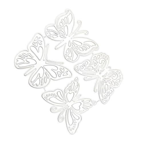 STOBOK 1 Satz Butterfly Messerform Gumbo Scrapbook Form Glaswaren Stanzformen Spender Trendy Dippers Rührstäbchen Mikrowellengeeignete Haarspangen Möbelpolster Greifer Besteck 4 Stück von STOBOK