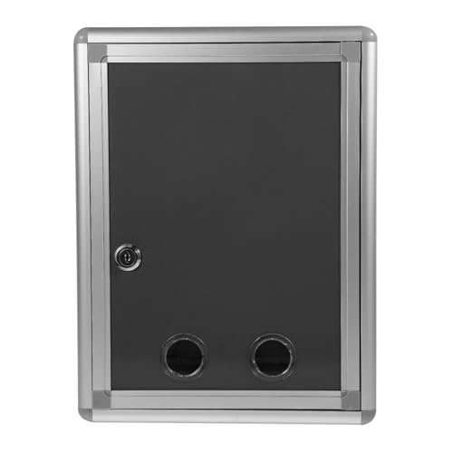 STOBOK 1 Satz E-Mail-Vorschlagsfeld Brief Postfächer Fänger Karton Wand safebox the safe Spendenbox mit Schloss verschließbare Postfach im Büro Aluminiumlegierung Silver von STOBOK