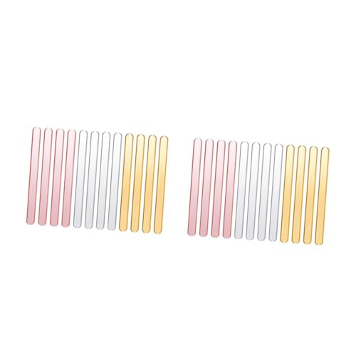 STOBOK 1 Satz Eis Am Stiel Selber Machen Eisbeutel Eiswürfelschalen Eis Knallt Eiscreme Diy Dessert Zubehör Wiederverwendbare Eisstiele Stick Für Diy Eisstiele Selber Machen Acryl 30st von STOBOK