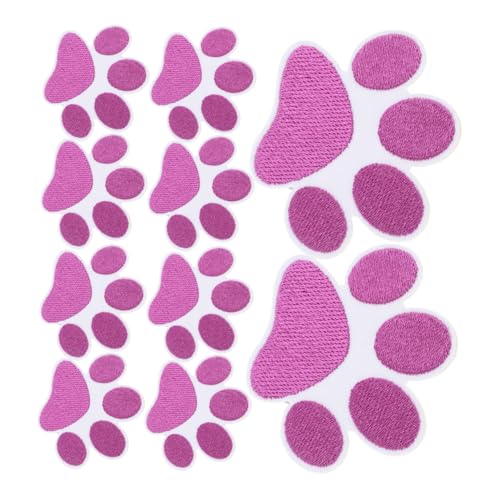 STOBOK 1 Satz Gestickte Aufnäher Cute Patches Decorative Patches Embroidery Patches for Clothing Jacket Patches Jeansflicken Zum Aufbügeln Kleiderflicken Für Löcher Polyester Violett 12st von STOBOK