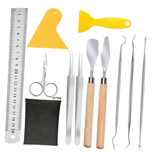 STOBOK 1 Satz Handwerkzeuge bastelzeug craft modelierwerkzeug werkzeug mit gravur Handwerks-Set Töpferwerkzeuge Werkzeuge für Tonskulpturen zubehör aus ton selber machen Kunstfaser von STOBOK