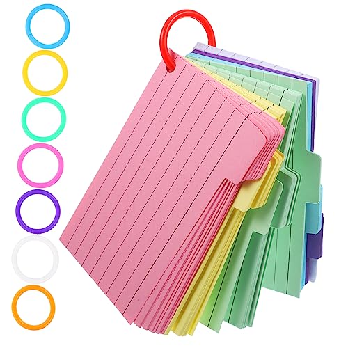 STOBOK 1 Satz Karteikarten noten lernen notebooks merkzettel notepad the notebook book einfache Karten Mini-Notizblock Sprachkarten kleiner Notizblock spiralförmige Notizblöcke Papier von STOBOK