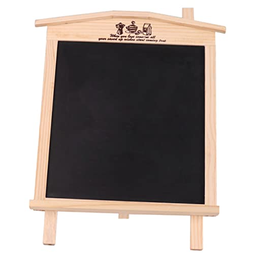 STOBOK 1 Satz Kleine Haustafel Haushaltswaren Dekor Mini-Staffelei bastelmaterial für kinder bastelsets für kinder hochzeitsdeko Multifunktionales Messageboard-Schild Haushaltstafel Holz von STOBOK