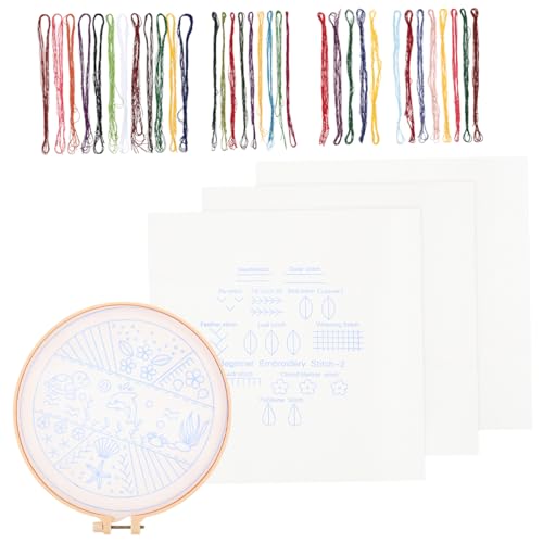 STOBOK 1 Satz Kreuzstich Stickerei-Kits Kreuzstich-Set stickset selber machen Bastelsets für Erwachsene embroidery kit embroidery set Stickwerkzeug Stickerei DIY-Material Polyester von STOBOK