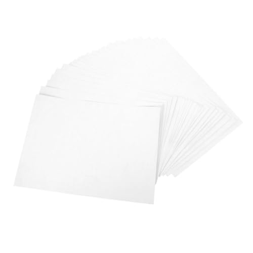 STOBOK 1 Satz Leeres Aufkleberdruckpapier Leeres Fotopapier Große Aufkleber Weißes Selbstklebendes Thermopapier Mattes Aufkleberpapier 100 Blatt von STOBOK