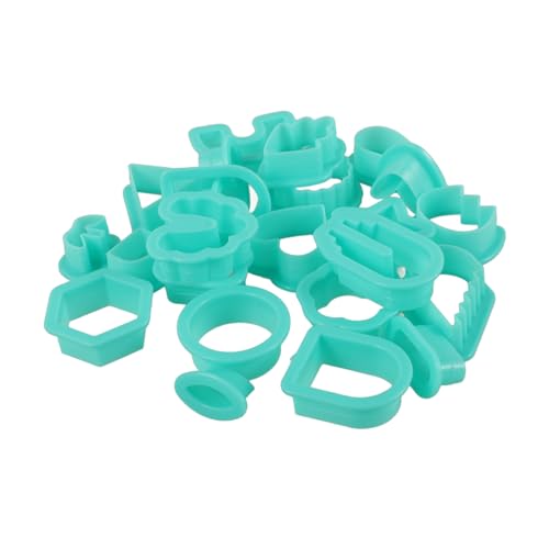 STOBOK 1 Satz Lehmform Keramikschneider Werkzeug Zum Bildhauen Von Ton Modelliermasse Bausatz Für Armbänder Aus Tonperlen Ohrringausstecher Aus Ton Trockener Ton Rad Sky-blue Plastik 24st von STOBOK