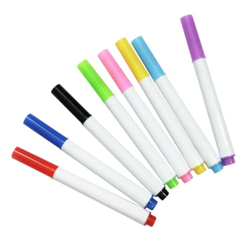 STOBOK 1 Satz Löschbarer Whiteboard-marker Trocken Abwischbare Stifte Für Das Klassenzimmer Trocken Abwischbare Marker Löschen Von Whiteboard-markierungsstiften Plastik 8st von STOBOK