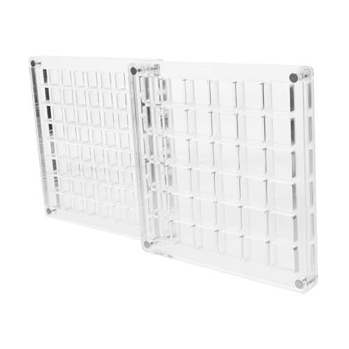 STOBOK 1 Satz Muschel-displaybox Versand Display-Organizer Schalenbehälter Aufkleber Schmuckaufbewahrungsbox Dekorative Box Displayrahmen Für Muschel Muschelrahmen Acryl Transparent 2st von STOBOK