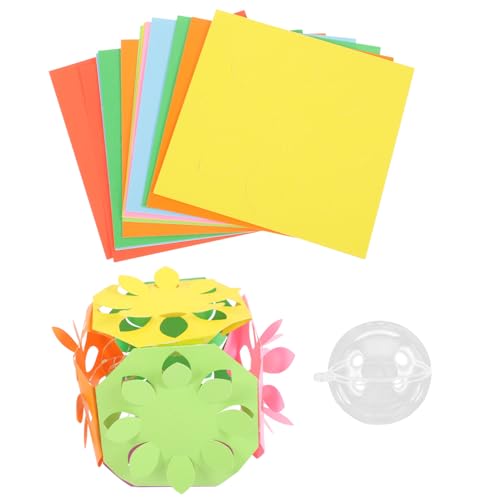 STOBOK 1 Satz Origami Papier Selber Machen Bausatz Bausätze Pinnwandausschnitte Schaumstoffquadrate Farbiges Papier Pastell Faltbares Papier Kit Zur Papierherstellung Bastelpapier von STOBOK