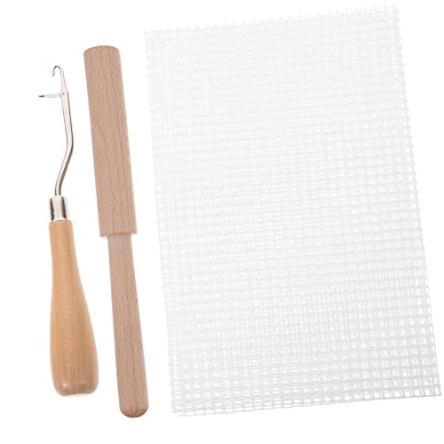 STOBOK 1 Satz Segment-Stickwerkzeug-Set Stickerei ergonomischer Häkelnadelgriff Bausatz Teppichhäkelset Latch-Hook-Teppich Teppich-Teppich-Kunstbedarf DIY strickhandwerk zubehör Polyester von STOBOK