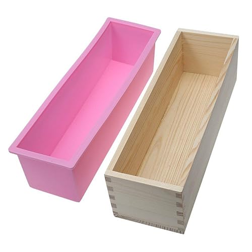 STOBOK 1 Satz Seifenformen für die Seifenherstellung Cakesicles Schimmel ovaler Ausstecher DIY-Kits Schokoladenformen kuchenform Seifenformen Silikon Seifenformen oval Bambus Rosa von STOBOK