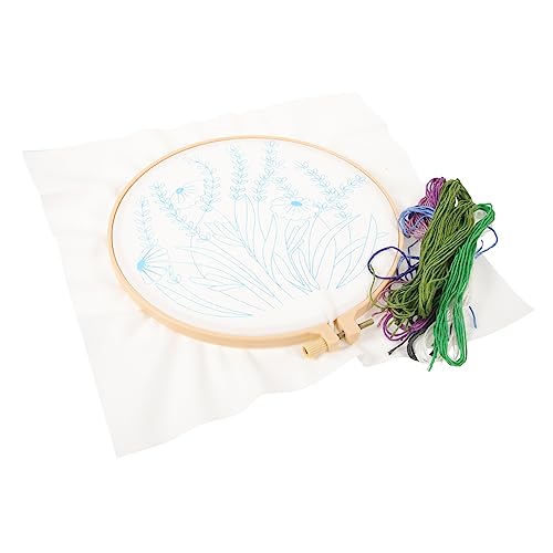 STOBOK 1 Satz Stickerei-Kit sticken anfänger set stickmuster embroidery needle sticknadel stickzubehör Kreuzstich-Kits Sticksets für Erwachsene Kreuzstich gestanzte Kits Baumwolltuch von STOBOK