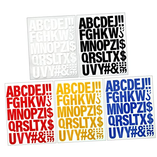 STOBOK 1 Satz Wärmeübertragung Buchstaben Aufnäher Buchstaben Patches Bügeln Aufnäher Für Jacken Buchstabendekor Buchstaben Aufkleber Flicken Für Kleidung Bügelbuchstaben Für Kleidung 5st von STOBOK