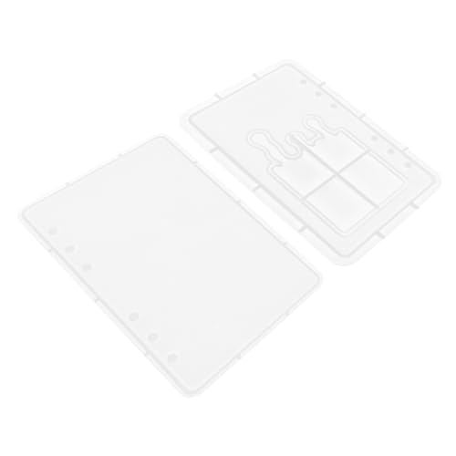 STOBOK 1 Set Laptop Silikonform Lesezeichen Herstellungsform Notebook Abdeckungsform Epoxid Bastelform Bastelformen Lesezeichen Bastelform Epoxidharz Bastelform Lesezeichen Form von STOBOK