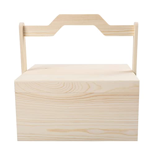 STOBOK 1 Stück Karton Handtasche aus Holz Aufbewahrungskisten und Truhen Aufbewahrungsbehälter geldumschläge umschlag cosmea Geschenkbox aus Holz für den Haushalt von STOBOK