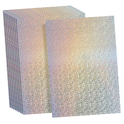 STOBOK 10 Blätter Bunter Karton Holografischer Karton Bastelbedarf Aus Papier Schimmernder Karton Glitzerkarton Kartonpapier Karton Zum Basteln Papier Zum Basteln Papierstau von STOBOK