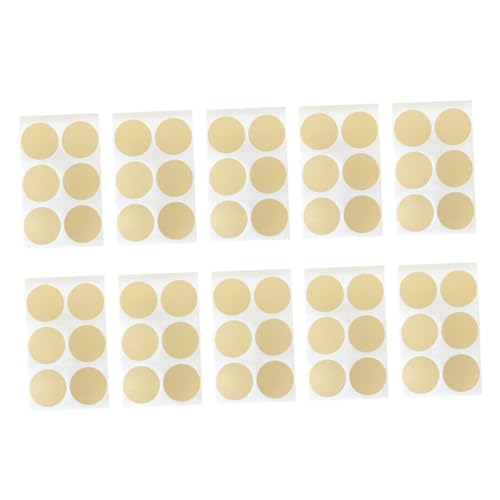 STOBOK 10 Blätter Kratzaufkleber Papier aus Klebestreifen Klebstoff aufkleber buchstaben rubbellose rubbelkarte ideas matches party dekoration Etiketten kleben Rubbelaufkleber Golden von STOBOK