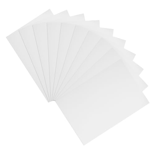 STOBOK 10 Blatt Metallic Kartonpapier Im Format A4 250 G Hochglanzpolierte Oberfläche Folienkarton Zum Basteln Von Einladungen Und Dekorationen von STOBOK