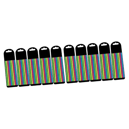 STOBOK 10 Sets Dünne Fluoreszierende Löschbare Gelstifte Ästhetische Textmarker Radiergummi Durchsichtige Textmarker Whiteboard Marker Punkt Trocken Abwischbare Marker Feine von STOBOK