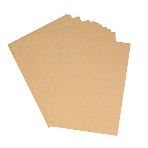 STOBOK 100 Blatt Altes Schreibpapier Vorgefertigt Therma Etiketten Decoupage-papier Zeitschrift Grill Melissa Kartonpapier Liste Pergament Lastschrift Konstruktionspapier Papierwaben Ries von STOBOK