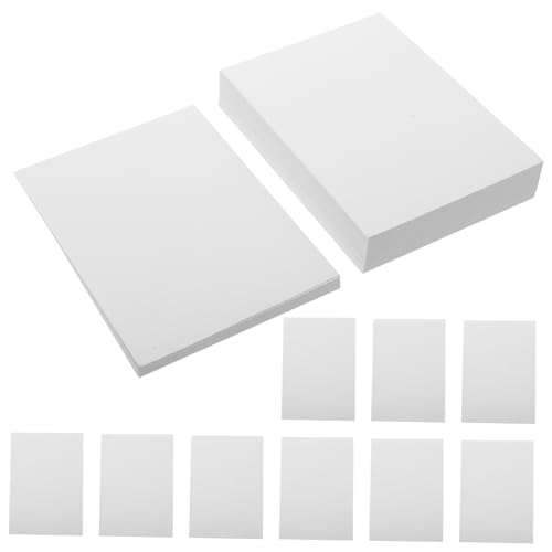 STOBOK 100 Blatt Blätter 6-zoll-fotopapier Weißes Fotopapier Sofortig Computerpapier Hochglanzpapier Fotopapiere Herstellung Fotopapier Bedrucken Drucker Fotopapier Kopierpapier Gefüttert von STOBOK