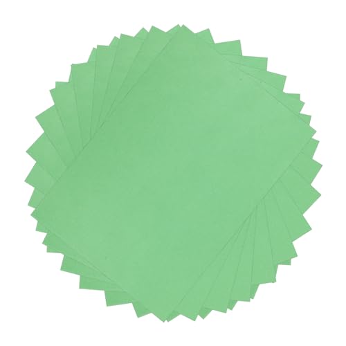 STOBOK 100 Blatt Farbdruckpapier druckerpapier buntes Faltpapier druckpapier masse zartes Bastelpapier origami papier selber machen Malpapiere Faltpapier basteln buntes Papier Green von STOBOK