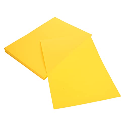 STOBOK 100 Blatt Farbiges A4-papier Quadratisches Papier Druckerpapier Kunstpapier Konstruktionspapier Leere Papiere Zum Ausdrucken Schreibmaschinenpapier Farbiges Papier Druck-kit Golden von STOBOK